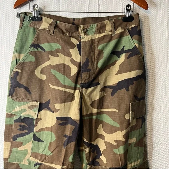 Camo Cargo Pants Size S30x32
